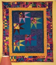 HAPPY FISH --- ROTARY-CUT & BLOCK VINTAGE QUILT PATTERN