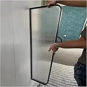 Hanging Room Divider, Hanging Room Divider Urinal Partition Divider Screen,Wall-Mounted Men's Toilet Partition,Interior Space Divider Screen,Translucent Public Places Privacy Extender,15.7in Width