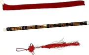 OFFIGAM 1 Set Beginner Bamboo Flute with Smooth Surface Material Portable Design for Includes Carrying Bag for and Storage