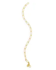 Argento Vivo Paperclip Link Bracelet