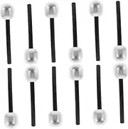 KOMBIUDA 12Pcs Microphone Props Lightweight Retro Microphone Playthings for Stage Parties and Creative Activities Exquisite Design for Fun and Surprises