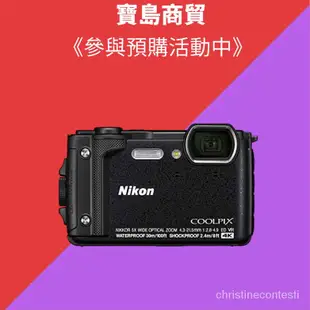 《寶島商貿》尼康数码相机COOLPIX W300 BK COOLPIX 165万像素 黑色，防水，防寒，防尘