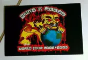 GUNS N ROSES WORLD TOUR 2002-3 GLOBE POSTCARD Mini POSTER