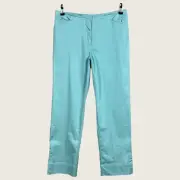 NEW Ruby Rd. Light Sky Blue Capri Length Casual Pants Size 6P Petite 25" Inseam