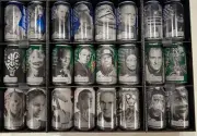 1999 Star Wars Episode 1 Pepsi 24 Can Set in mint condition New Sealed Empty can