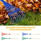 2Pcs Kids Rakes with Detachable Wood Handle Efficient Leaf Rake Portable dsjdt