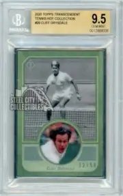 Cliff Drysdale 2020 Topps Transcendent Tennis Card 22/50 BGS 9.5