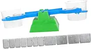 HONMEET 1set School Balance Scale Portable Bucket Balance for Classroom Teaching for Home Education Science Experiments Lightweight Educational Tool for Boy Girl