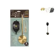 Pendulum Clock Movement for 3/4-inch Surfaces, Large , Gold