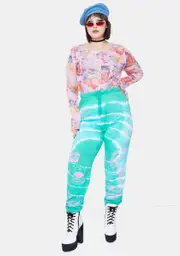 [NGOrder] Plus Dragon Tie Dye Joggers