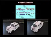 1/32 Scale Decals for VW Beetle "Herbie" - 2 variations