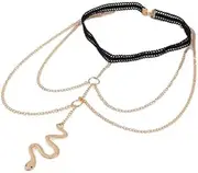 [Generic] Gold Snake Leg Chain Jewelry for WomAen Sexy Thigh Chain for Girls Boho for Beach Summer Holiday