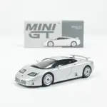 合金模型 汽車模型 MINI GT車模 1:64 704號 布加迪 BUGATTI EB110 GT合金汽車模型銀