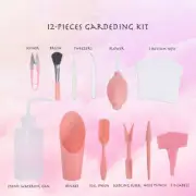 12pcs Mini Gardening Tool Kit, Potted Succulent Bonsai Plants Gardening Set