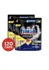 2 x Finish Dishwashing Tabs Tablets Powerball Ultimate Lemon Sparkle 60pk AU