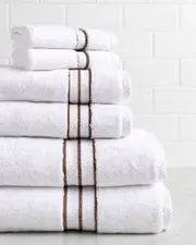 Superior Long-Staple Combed 6pc Solid Turkish Cotton Towel Set