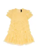 Needle & Thread Kids Marilla Ruffled Tulle Dress (3-10 Years) - Yellow - 08YR (8 Years) 08YR (8 years)