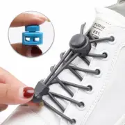 1Pair Elastic Laces Sneakers Shoe Laces Without Tying Unisex Quick Shoelace Roun