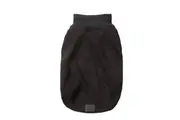 Smiley Black Size 7 69 to 72cm Long Dog Sweater by Fuzzyard