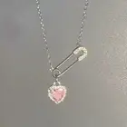 Dazzling Paperclip Style Necklaces with Unique Heart Shape Enhance Your Look