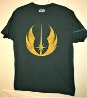 Star Wars Loot Crate Exclusive Blue Jedi Symbol Shirt New NOS Sz XL 2017