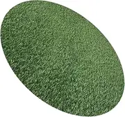 Artificial Grass Mat Round Fake Turf Pad Versatile Decorative Grass Placemats for Kitchen Table Dining Room Outdoor Picnics and Buffets Smooth Comfortable Material
