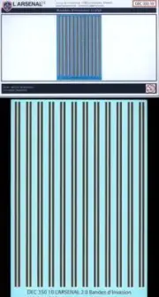L'Arsenal Models 1/350 WORLD WAR II INVASION STRIPES DECAL SET