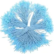 Angoily 1000pcs Tag Rope Hanging Grain Pin Loop Fastener Fabric Hangtag Ropes Cotton Cord Custom Hang Tags Cotton Tag Fasteners Cotton Garment Tag Rope Cotton Rope Blue Pure Cotton
