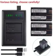 Battery or LCD Dual Charger for BP-511 BP-511A & Canon Optura 10 Optura 20 200MC
