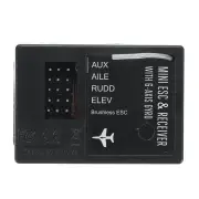 Volantex RC EAR403 PR2202 5CH Receiver with Gyro for RC Airplane 765-1/Super Cup 765-2/Mustang 768-1/767-2 Ranger 750