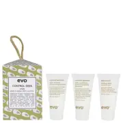 EVO CONTROL GEEK STYLE CONDITIONER 1.1oz, SHAVING CREME 1.1oz, SHAMPOO 1.1oz