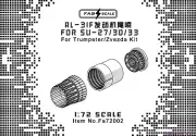 FAB FA72002 1/72 Su-27/30/33 AL-31F Engine Exhaust Nozzles(For TRUMPETER/ZVEZDA)