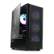 FIT ATX PC Case, High Airflow, 4 x 120mm ARGB Fan with Controller (Non Black