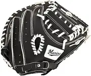 Chiba Lotte Marines x GP 54402 Baseball Catcher's Mitt for Adults, Soft, General Black