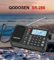 QODOSEN SR-286 Radio TEF6686 LW MW FM SW Receiver Shortwave Antenna Attenuator