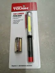 Hyper Tough 160 Lumen Pen Light "Batteries included bright magnetic tip