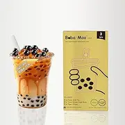 Boba Moo Mini Premium Boba Tea Kit With Classic Milk Tea Flavor - Only 10,000 Kits Yearly, Small Batch Bubble Tea Kit With Exceptional Taste & Chewiness, Vegan, Lactose-Free, 3 Servings