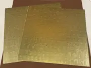 Creative Memories Lot of 2 LETTERS, LARGE GOLD CLASSY ABC/123 SCRAPBOOKING