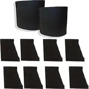 JEHANOIRY 10PCS Elastic Arm Band, Adjustable Mourning Funeral Memorial Arm Band, Sports Armband for Soccer Training Football