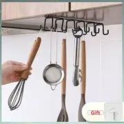 Multifunction Matel Hook Cupboard Mug Holder Shelf Hooks Rack Hanger Coffee Cup