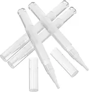 LOORGVEL 4Pcs Nail Salon Pens Ergonomic Makeup Liquids Applicators for Nail Nutrition Oil Lip Gloss Essential Oils for Home Salon Use
