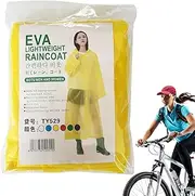 Portable Raincoat For Travel - Lightweight Hooded Raincoat - EVA Lightweight Rain Coat, Rain Jacket Women, Waterproof Long Raincoat VA Material For Durability And Comfort Jmedic