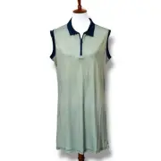 NWT Head Golf Printed 1/4 Zip Sully Tunic Dress Evening Blue Women's Size L