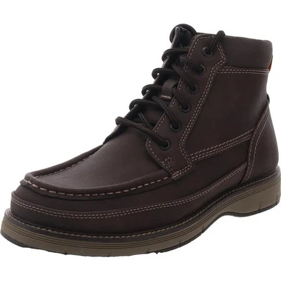 Dockers Mens Dudley Brown Combat & Lace-Up Boots 7 Medium (B,M) BHFO 3835
