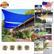 Rectangle 18' x 23' Blue Shade Sail with UV Protection - Outdoor Essential