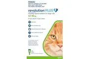 Revolution Plus Spot On Treatment for Large Cats 5-10kg Green 3 Pack