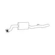 Redback Standard Replacement Exhaust for Mazda B2600 Bravo UF UN 2.6L 1991-2006