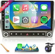 2G+64G Car Radio Stereo with HiFi Audio for Chevrolet Chevy Camaro 2008-2015, Wireless CarPlay/Android Auto 9 Inch HD Touch Screen Android 13 GPS WiFi Bluetooth FM/RDS EQ HD Backup Camera
