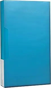 Space Saver 144 Pocket Plastic Photo Album, Blue