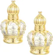 Mikinona 2Pcs Refillable Bottle for Essential Oils and Water Elegant Design Convenient and Precise Application for Perfumes and Fragrance